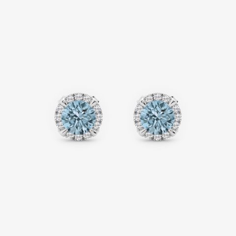 Elegant Aquamarine Diamond Ring