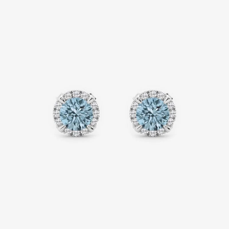 Elegant Aquamarine Diamond Ring
